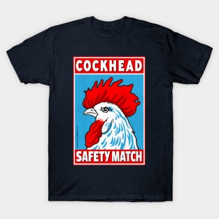 Cockhead Matchbox Label Retro Style #2 T-Shirt